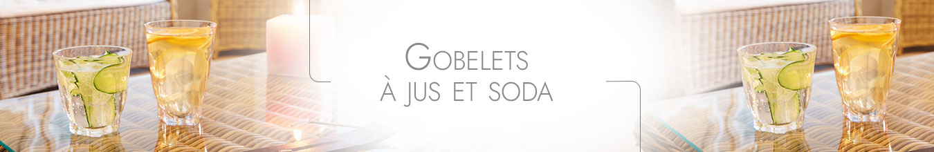 Gobelets à jus et sodas