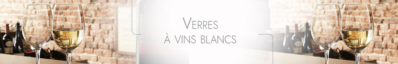 Verres à vins blancs