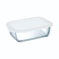 Boîte rectangulaire 122 cl avec couvercle Food Box