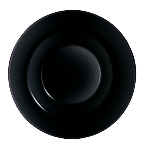 Assiette à pâtes ronde 28,5cm Evolution Noir