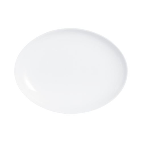Plat ovale 33X25 cm Evolution Blanc