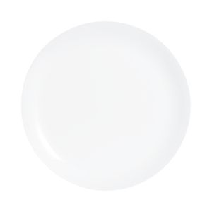 Assiette coupe plate ronde 27 cm Evolution Blanc