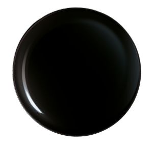 Assiette coupe plate ronde 27 cm Evolution Noir