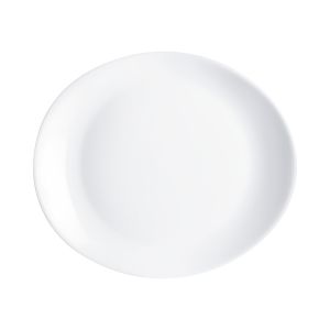 Assiette à steak 30x26 cm Evolution Blanc