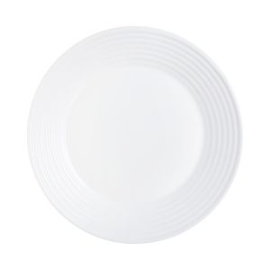 Assiette plate ronde blanche 27 cm Stairo Blanc