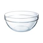 Saladier rond en verre 29 cm Empilable 600 cl