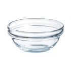 Saladier rond en verre 29 cm Empilable 600 cl