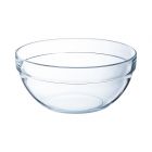 Saladier rond en verre 23 cm Empilable 290 cl