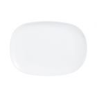 Plat rectangulaire 34x24 cm Evolution Blanc