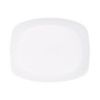 Plat de cuisson blanc 33,9 x 33,9 cm Smart Cuisine Carine