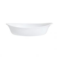 Plat de cuisson blanc 21 x 13,5 cm Smart Cuisine Carine