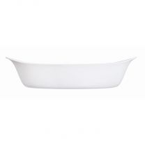 Plat de cuisson blanc 38 x 23 cm Smart Cuisine Carine