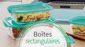 Boîtes de conservation alimentaires en verre - La Table d'Arc
